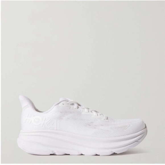 Hoka Clifton 9 Mesh White Sneakers